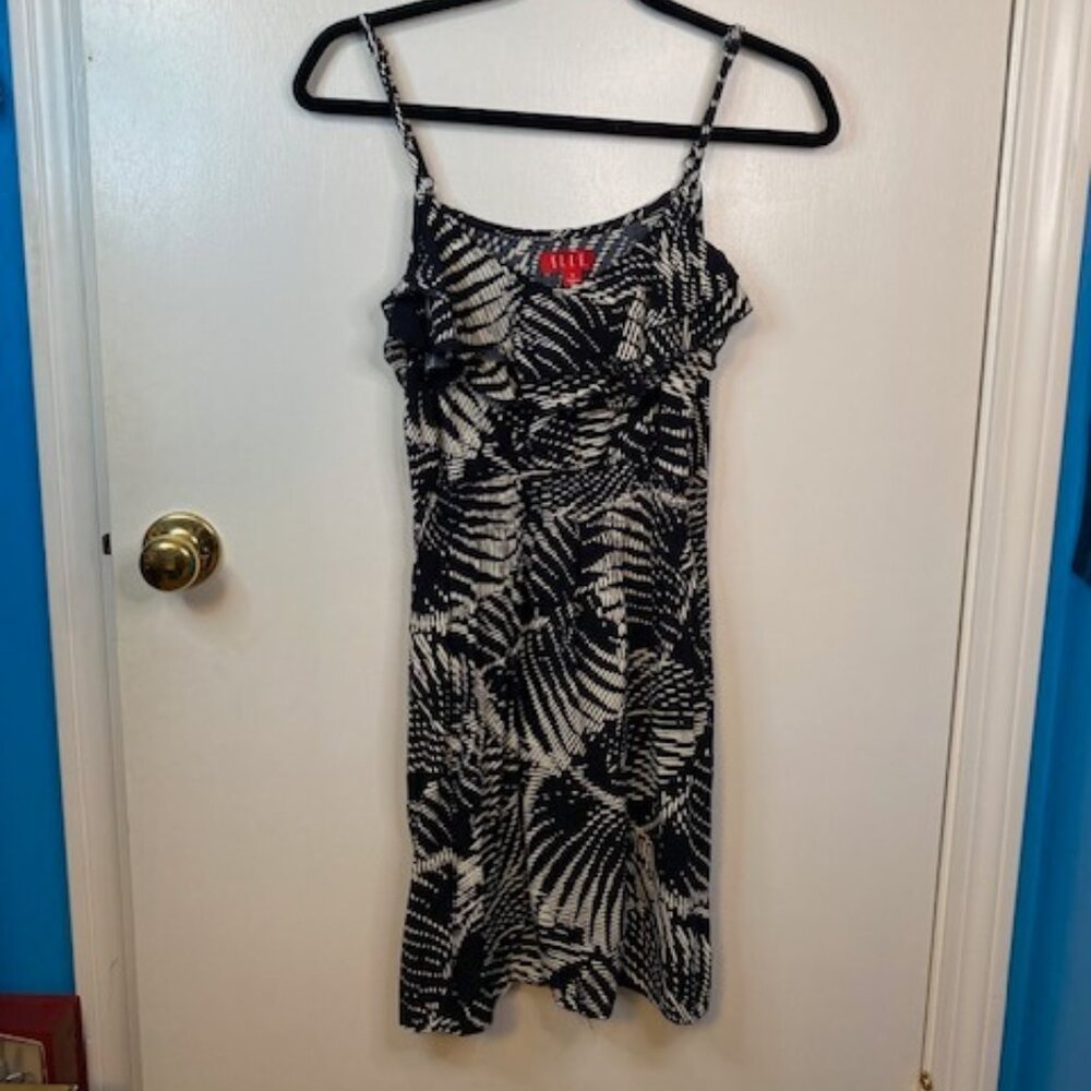 Elle white and Black Summer dress